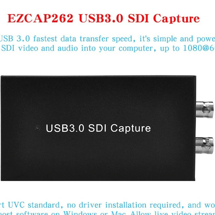 ezcap262 usb3 SDI video capture